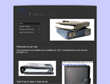 Tablet Screenshot of focustime.co.za